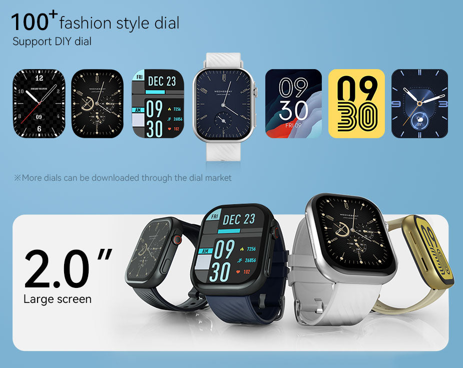 High-Res Large Screen IP67 Waterproof Smart Watch for Women