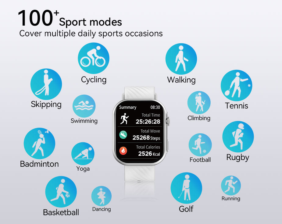 High-Res Large Screen IP67 Waterproof Smart Watch for Women