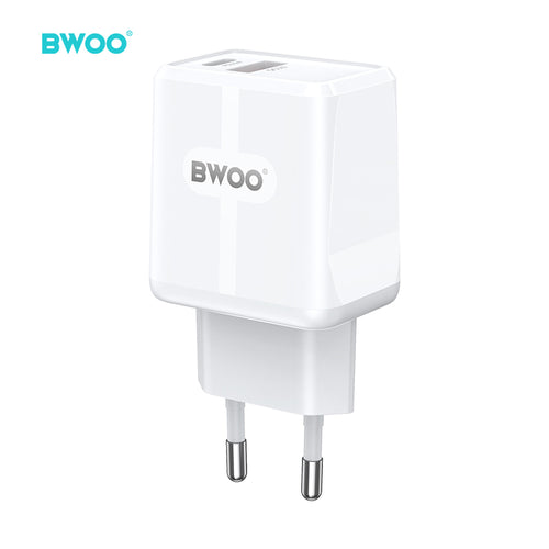 BWOO PD 20W USB-A + USB-C Fast Charger